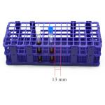 Blue 3-Piece Detachable Plastic Test Tube Rack