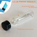 15PCS Mini Glass Vials with Screw Caps, 8ML