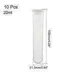 10 Pack 20ml Sterile Conical Centrifuge Tubes