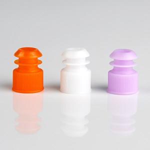 Globe Scientific 13mm Black Test Tube Caps, 1000 Pack