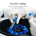 25 PCS 15mL Centrifuge Tubes with Screw Caps