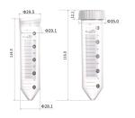 A-GEN 50mL Centrifuge Tubes with Color Caps