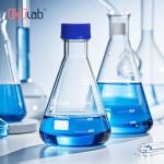 Okulab 500ml Erlenmeyer Flask Set with Blue Caps