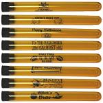 Neon Orange Halloween Test Tube Set with Rack