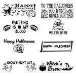 Neon Orange Halloween Test Tube Set with Rack