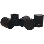 Neon Orange Halloween Test Tube Set with Rack