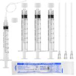 3ml Luer Lock Syringes with Caps - 10 Pack