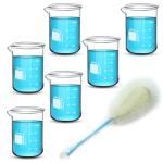 Aeseusia 6-Pack 100ml Heavy Duty Glass Beakers