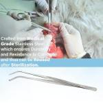 10-Inch Stainless Steel Blunt Tip Dissection Forceps
