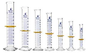 7-Piece Graduated Cylinder Set with Protective Collars