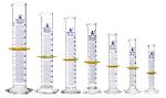 7-Piece Graduated Cylinder Set with Protective Collars
