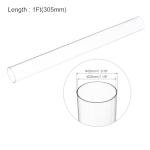 Clear Rigid Polycarbonate Tubing 1 1/8 Inch ID