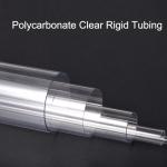Clear Rigid Polycarbonate Tubing 1 1/8 Inch ID