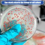 Clear Plastic Petri Dishes with Lids - 24 Pack