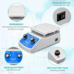 Magnetic Stirrer Hot Plate with Stir Bar Retriever
