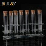 20pcs 50ml Round Bottom Glass Test Tubes Set