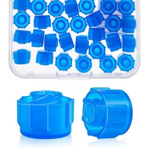 Syringe Tip Caps - 100 Pcs with Storage Box