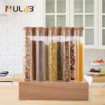 20pcs 50ml Round Bottom Glass Test Tubes Set