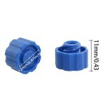 ITROLLE 100PCS Blue Luer Lock Syringe Caps