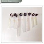SKYPRO 10pcs 20ml Clear Glass Test Tubes