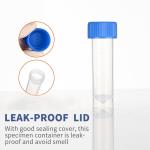 50 Pack of 5ml Graduated Plastic Vials