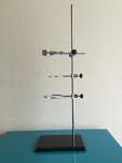 Cast Iron Support Ring Stand with Swivel Clamps