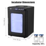 25L Portable Temperature-Controlled Reptile Incubator
