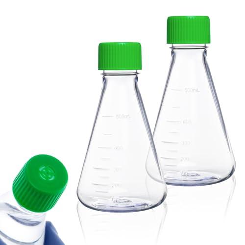 500ml Plastic Erlenmeyer Flask Set with Vent Cap
