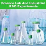 500ml Plastic Erlenmeyer Flask Set with Vent Cap