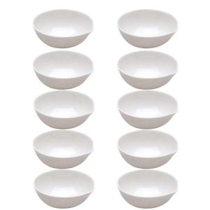 GSC International 4-52503-10 Porcelain Evaporating Dish 125ml capacity. Size 98mm diameter x 38mm height. Pack of 10.