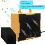 Shurex 12 Pack Activated Carbon Filter Replacement Refills for KOTTO Solder Smoke Absorber Fume Ventilation Extractor, Compatible with DIY Fume Extractor with 4.7"*4.7" Fan Unit