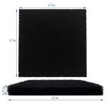 Shurex 12 Pack Activated Carbon Filter Replacement Refills for KOTTO Solder Smoke Absorber Fume Ventilation Extractor, Compatible with DIY Fume Extractor with 4.7"*4.7" Fan Unit