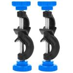 StonyLab 2-Pack Adjustable Bosshead Clamp Holder, Lab Heavy Duty Boss Head Clamp Holder Aluminum Alloy Body, up to 13mm Rods for Laboratory Use