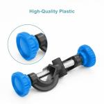 StonyLab 2-Pack Adjustable Bosshead Clamp Holder, Lab Heavy Duty Boss Head Clamp Holder Aluminum Alloy Body, up to 13mm Rods for Laboratory Use