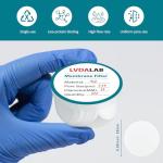 200Pcs/Pack MCE Membrane Filters, Round Mixed Cellulose Esters Lab Filter Paper, Hydrophilic Filter Paper 0.45µm Pore Size, 25mm Diameter,Non Sterile