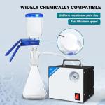 200Pcs/Pack MCE Membrane Filters, Round Mixed Cellulose Esters Lab Filter Paper, Hydrophilic Filter Paper 0.45µm Pore Size, 25mm Diameter,Non Sterile