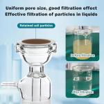 200Pcs/Pack MCE Membrane Filters, Round Mixed Cellulose Esters Lab Filter Paper, Hydrophilic Filter Paper 0.45µm Pore Size, 25mm Diameter,Non Sterile