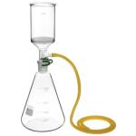 QWORK Buchner Funnel Filtering Kit - Borosilicate Glass, 250ml Funnel & 1000ml Filter Bottle - 24/29 Joint for Lab Research, Chemical Applications - Lab Vacuum Filtration Distillation Apparatus