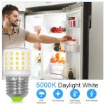 LFLAMPON Kei D34l Refrigerator Bulb Frigidaire AC100-265V 3.5W Equivalent 40W Refrigerator Light Bulb Replacement, Kel 3418l Fridge & Freezer Light Bulb，Daylight White 5000K, Pack of 1