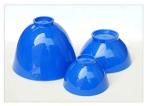 Blue Silicone Mixing Bowls for Dental Labs - 4 Pack