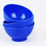 Blue Silicone Mixing Bowls for Dental Labs - 4 Pack