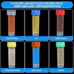 36pcs 5ml vials with caps Plastic Cryogenic Test Tubes with caps lab cryovial Tube Container cryovials with 20pcs 3ML Dropper Pipette (36pcs 5ml Test Tube)