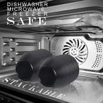 12-Piece Unbreakable Black Wheat Straw Bowls