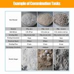 TECHTONGDA Planetary Ball Mill Machine, Fine Powder Grinding Machine, Horizontal Pulverizer Ball Milling Equipment for Lab Material Grinding, 4 x 1000ml Stainless Steel Jars, 110V