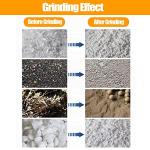 TECHTONGDA Planetary Ball Mill Machine, Fine Powder Grinding Machine, Horizontal Pulverizer Ball Milling Equipment for Lab Material Grinding, 4 x 1000ml Stainless Steel Jars, 110V