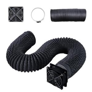 Smoke Exhaust Kit with Fan up to 4000RPM and Pipe, DIY for Skouphy Laser Engraver Enclosure, and Most Enclosure Cover Needed Filter Assembly