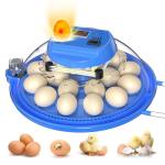 KALEBEE 18 Egg Incubator with Auto Water Refill, LED Candler & Turner, Temperature & Humidity Control, Digital Hatcher for Chicken, Duck, Quail, Goose & Parrot Eggs – Ideal for Farm, Lab, Home Use