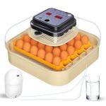 Brivouen 30 Egg Incubator with Humidity Display, Egg Candler, Automatic Egg Turner, for Hatching Chickens