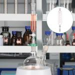 stonylab Addition Funnel, 24/40 Joint Borosilicate Glass Graduated Dropping Funnel with PTFE Stopcock for Laboratory Use, 500ml