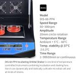 Incubating Orbital Shaker,Lab Incubator Shaker,Temp R.T.+5~60℃,Shaking Stroke Orbit 20mm Circle Rotation,Speed 50~300rpm,Tray PP-4,DIS-60-PP4